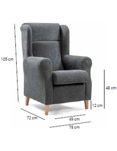 BUTACA PINA LARA FIJA_ medidas