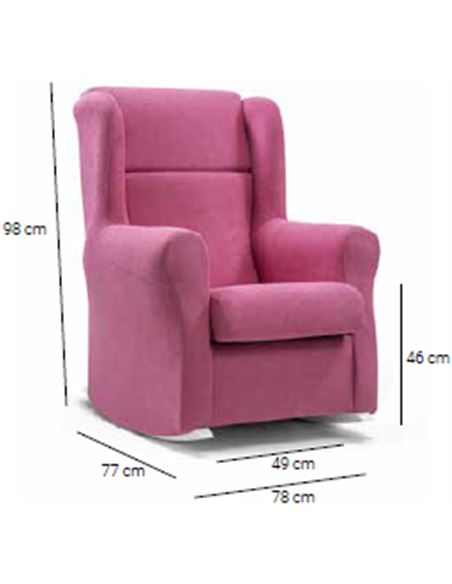 BUTACA PINA LARA MECEDORA_ medidas