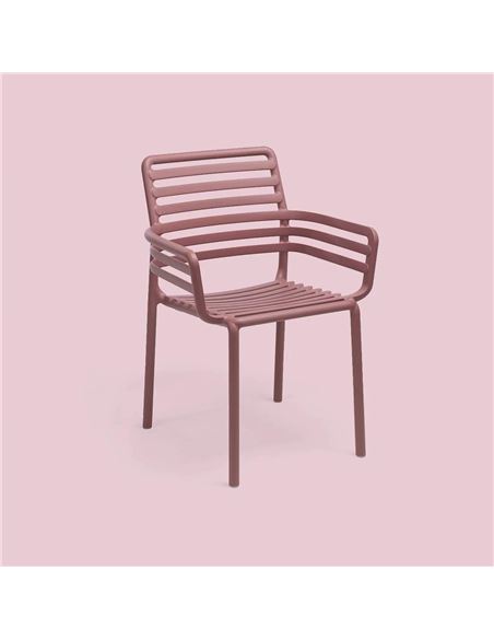 SILLA DOGA ARMCHAIR MARSALA
