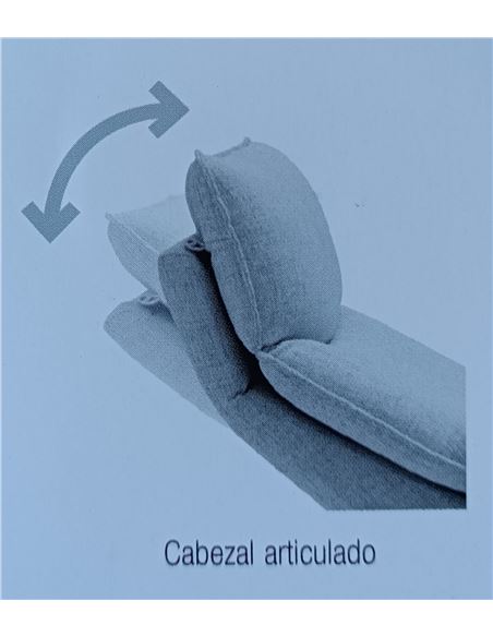 SILLON JULIET _ CABEZAL ARTICULADO MANUAL