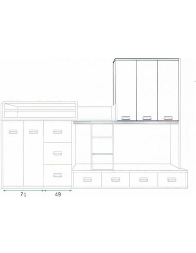 ESTUDIO y DISEÑO DORMITORIO