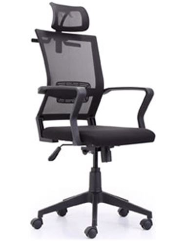 SILLON DE OFICINA GIRATORIA WINNER NEGRO